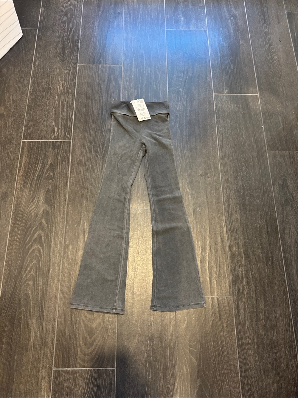 Zara Kids Gray Flared Leggings
